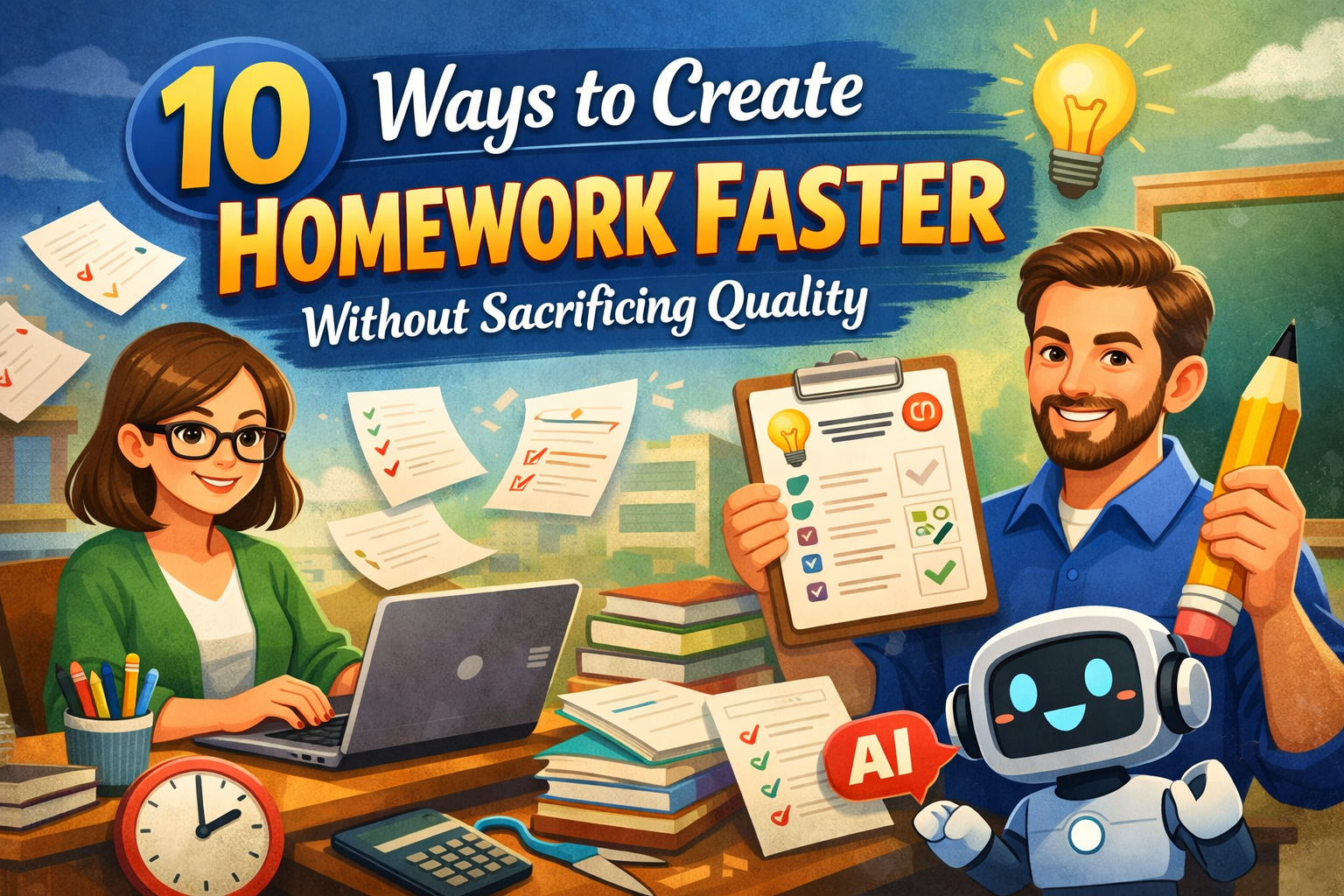 10 Ways to Create Homework Faster Without Sacrificing Quality