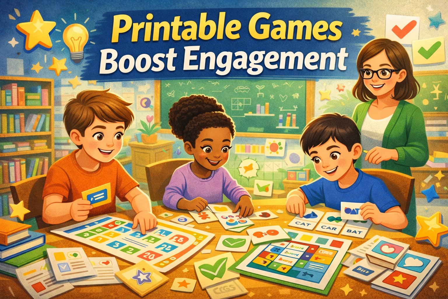 Why Printable Games Can Boost Engagement in Almost Any Subject