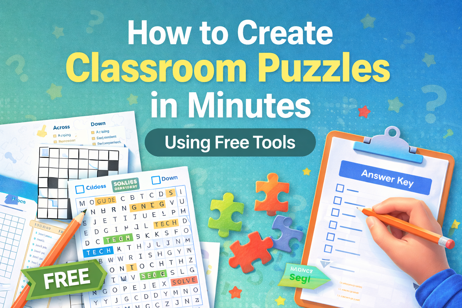 How to Create Classroom Puzzles in Minutes (Using Free Tools)