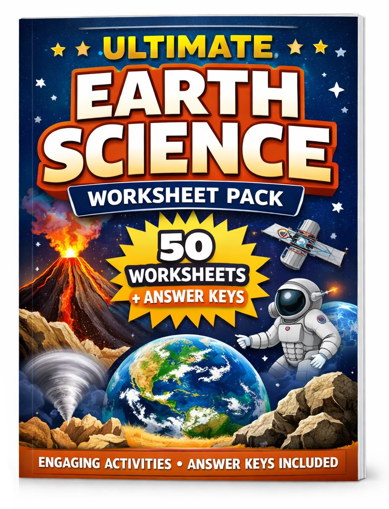 Ultimate Earth Science Worksheet Pack (50 Printable Worksheets + Answer Keys)